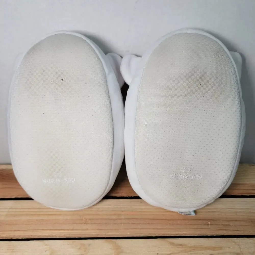 Squishmallows Gracelynn The Artic Fox White Slippers - Size 2/3